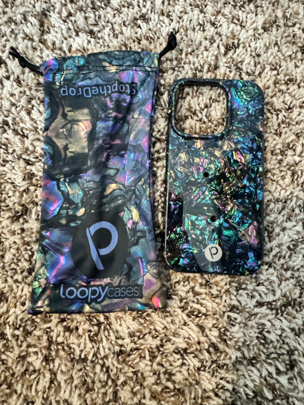 Loopy iridescent phone case - missing loop- IPhone 14 Pro